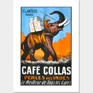 Vintage Travel - Cafe Collas Posters and Art